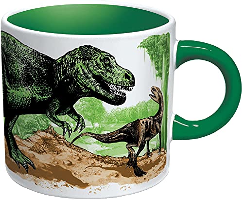 The Unemployed Philosophers Guild Disappearing Dino Mug - Heat Sensitive Color Changing Coffee Mug - Add Hot Liquid And Watch Dinosaurs Turn To Fossils,12 Fl Oz #TOP1