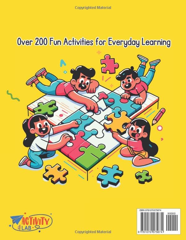200 Jumbo Activity Book for Kids Ages 4-8: Over 200 Fun Activities, Coloring, Puzzles, Mazes, Dot to Dot, Word Search and More! - Image 2