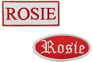 Custom Rosie the Riveter Embroidered Iron on Patch