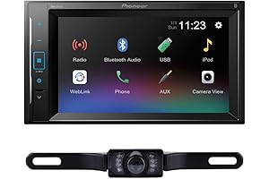 Pioneer DMH-241EX Digital Multimedia Receiver and License Plate Camera