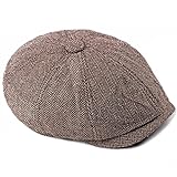 TBSCWYF Gorra de béisbol Unisex Gorras de Invierno Sombreros para Circunferencia de la Cabeza Gorra Estampado a Cuadros Gorra con Lana ForradaTallas Gorra de Hombre con Pico Gorra otoño Invierno