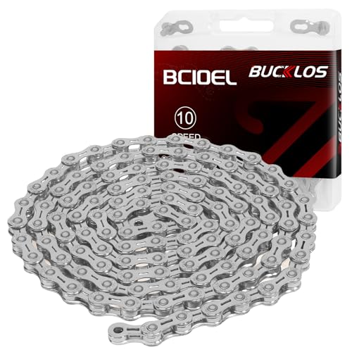 BUCKLOS 8/9/10/11/12 Speed Bike Chain for Shimano SRAM, Silver/Gold