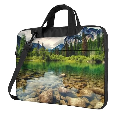 Sac à bandoulière ordinateur portable 13 14 15.6 pouces transparent anti-stress