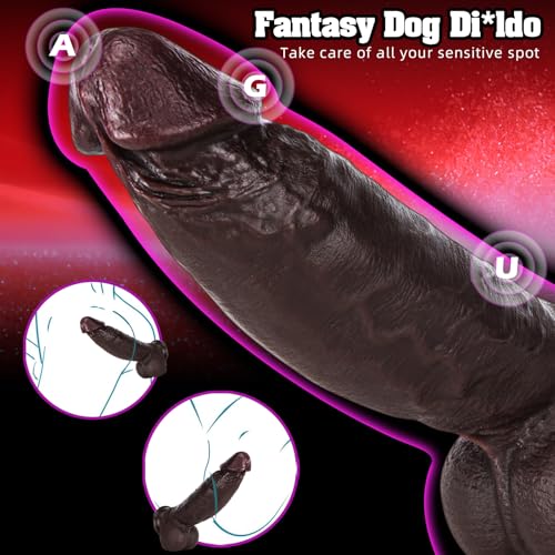 Dildo réaliste 23 cm avec plug clitoridien et double stimulation