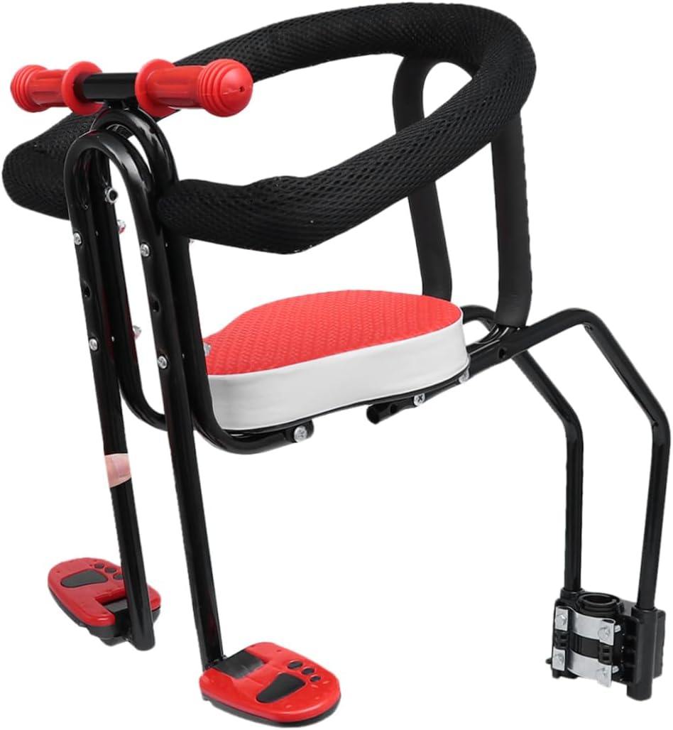 Baby Bike Seat Front Bike for Toddler Kids+bicycles Toddler Bike Rear Seat Simple Kid Bike Baby Seats for Infants Toddler Seat Bike Cover Kid Seat Child Red Mountain Bike