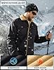 TACVASEN Men's Winter Jackets Thick Warm Jacket Military Trucker Coat Cotton Thermal Casual Tactical Cargo Work Coats Black M #3