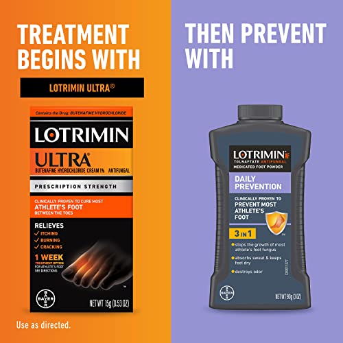 Lotrimin-Ultra-1-Week-Athletes-Foot-Treatment-Prescription-Strength-Butenafine-Hydrochloride-1-Cures-Most-Athletes-Foot-Between-Toes-Cream-53-Ounce-15-Grams-Packaging-May-Vary