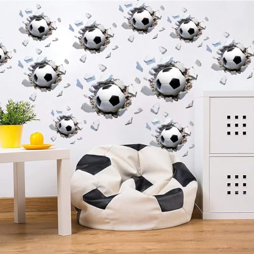 Runtoo Vinilo Decorativo 3D Soccer para Pared miniatura 1