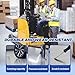 Epoxy Colored Sand Floor Paint, Epoxy Colored Sand Self Leveling Coating, Louis Forest Epoxy Floor Paint, for High Gloss Marble Effect Garage Coating (Dark Gray)