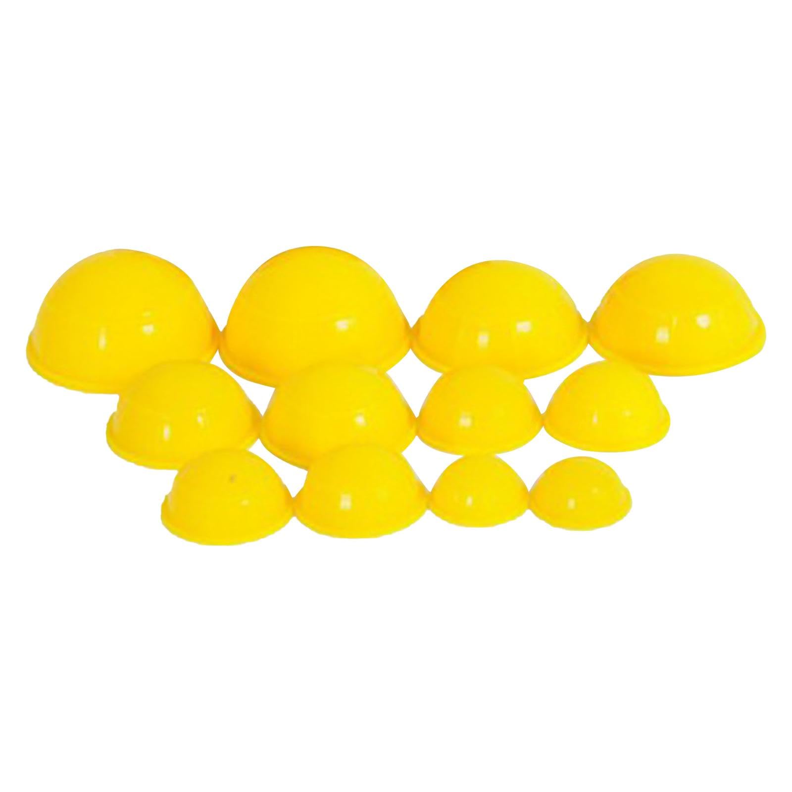 SECRET DESIRE 12 Pieces Silicone Vacuum Cupping Cup Flexible Accessory Silicone Can Puller yellow-image-25