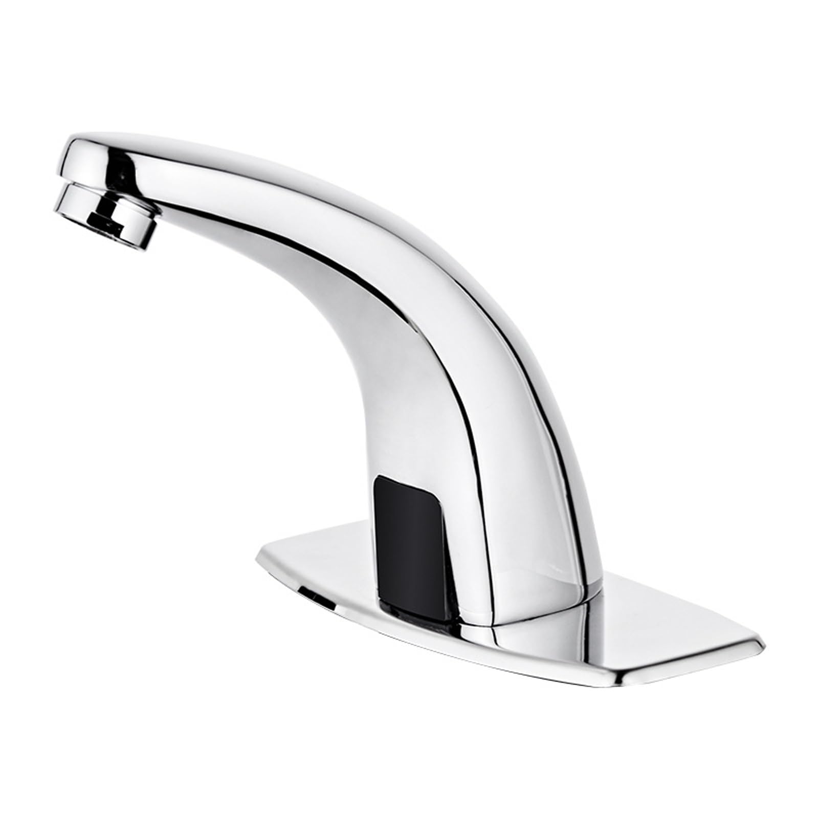Grifo automático con Sensor, Grifo Inteligente de Agua fría y Caliente, Alimentado por batería de CC, se apaga automáticamente en 1 Segundo (Agua de aleación 2).