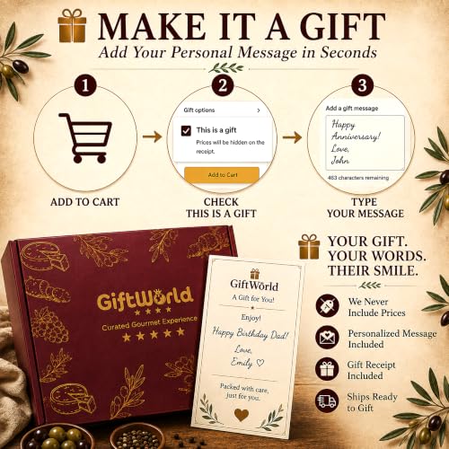 Italian Charcuterie Gift Basket, Gourmet Food Meat Gift Basket for Men & Women with Authentic Italian Salami and Meats – Charcuterie Board Food Gifts for Men, Food Gift Basket - 4 Item Bundle by GiftWorld - Image 9