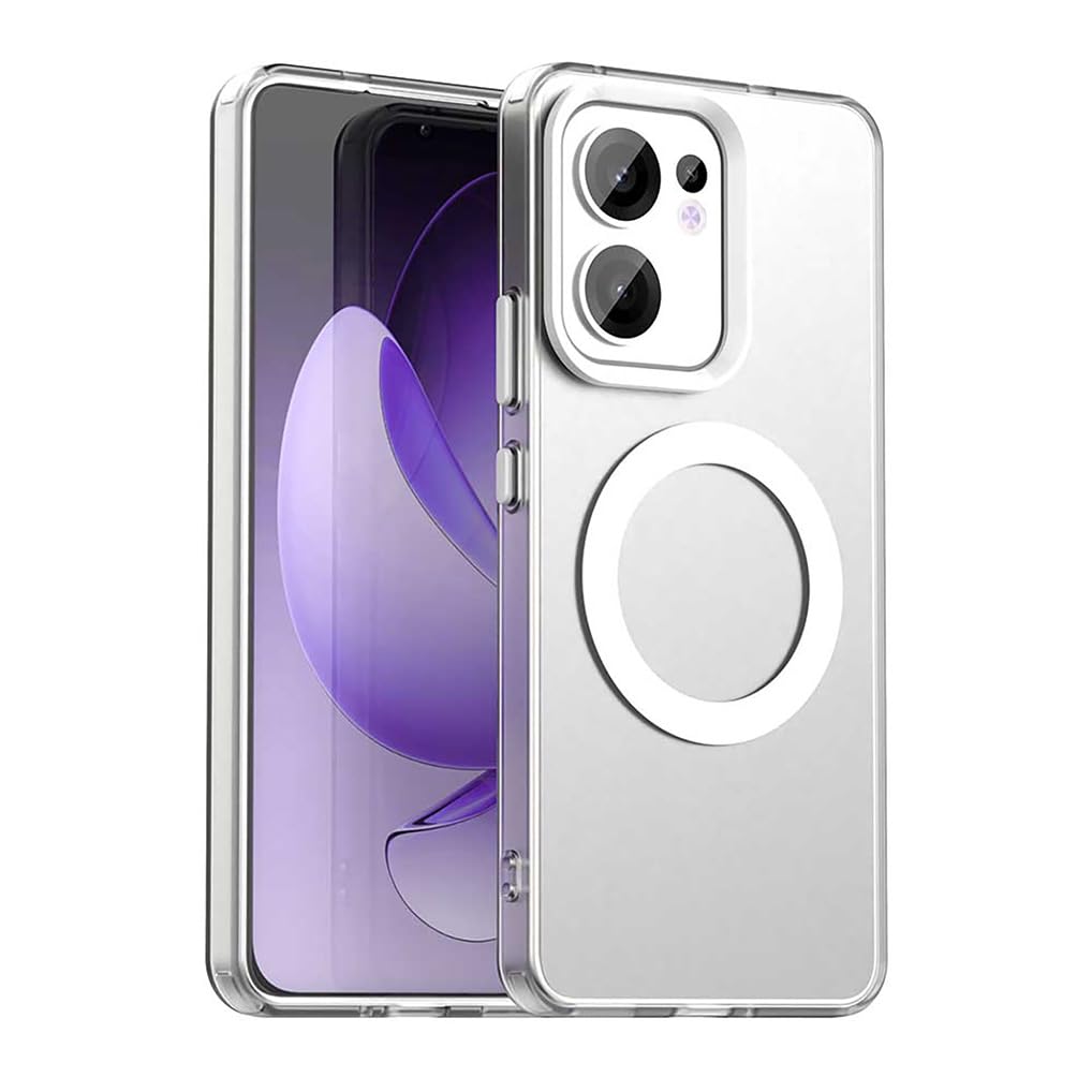 Cover Oppo Reno 13F 5G / 13 FS 5G: Custodia 2 In 1 Antiurto Con Protezione Schermo Integrata, Trasparente - 2