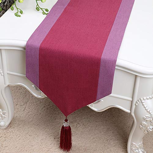 Table runnertable runnercotton chanvre couleur pure table basse lit