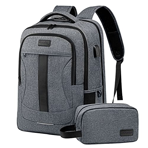 LOVEVOOK Laptop Backpack for Women Backpack Purse 17 Inch TSA Anti Theft Business Backpack College Bookbag for Men Travel Work Backpack