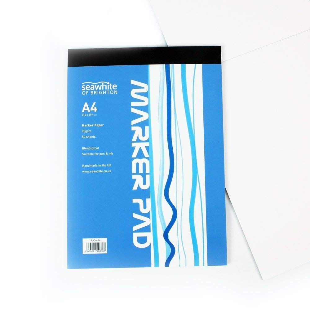 Seawhite New Marker Pad A4 - Made in England