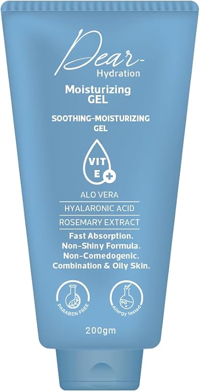 Dear Hydration Moisturizing Gel - 200 GM – With| Glycerin | Hyaluronic Acid | Vitamin E | Aloe Vera | Antioxidant | Long-Lasting Hydration | Skin Nourishment |