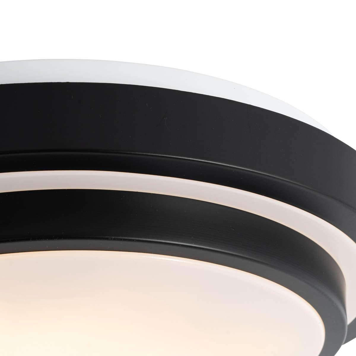 Qazqa walden - Lampada da soffitto Moderno - 2 luce - Ø 35 cm - Nero - Moderno - Illuminazione esterna