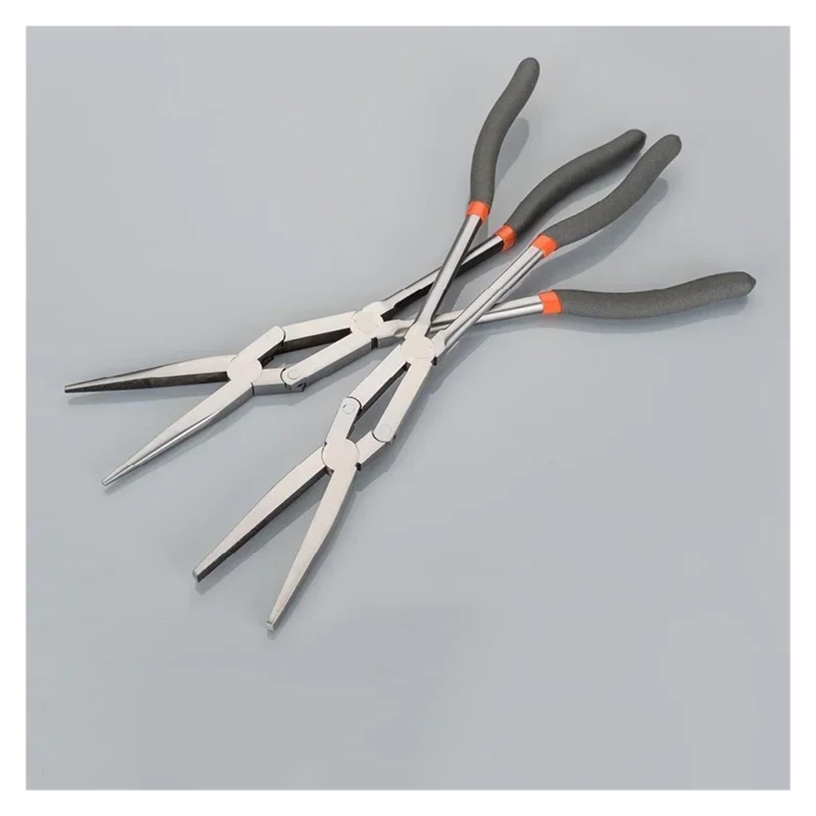 pinze Multifunzione Pinza da Pesca Lunga, dritte, a 45° e 90°, a Forma di O, con becchi a Spillo, utensile Multifunzionale for Meccanica e casa.(E1)