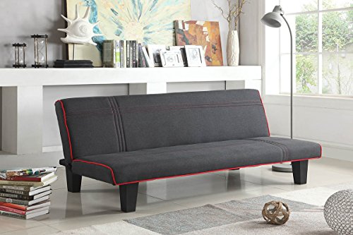Designetsamaison Banquette Clic Clac 3 Places Gris - Segura