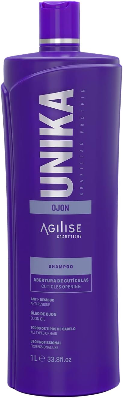 Unika Ojon Anti-Residue Deep Cleansing Shampoo for Straightening Treatment - Hair Care Product - OJON OIL - VEGAN - 33.8fl.oz/1L