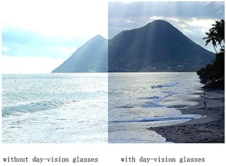 2PCS Prescription Glasses Optic HD Night Day Driving Wrap Around Anti Glare Sunglasses Fitover Glasses - Image 6