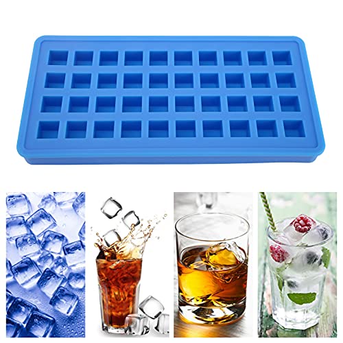 Bandeja de silicón para cubitos de hielo mini cuadrados miniatura 5