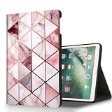 RUUHLJLET for Microsoft Surface Go 4/3/2/1-10.5" 2021 Tablet Case,Auto Wake/Sleep,Adjustable Stand Protective Cover - Marble