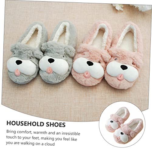 LIFKOME Warm Cotton Slippers for Winter Anti-skid Bedroom Shoes with Thick Lining Comfortable Home Footwear for Relaxation and Indoor Use for Cold Days3