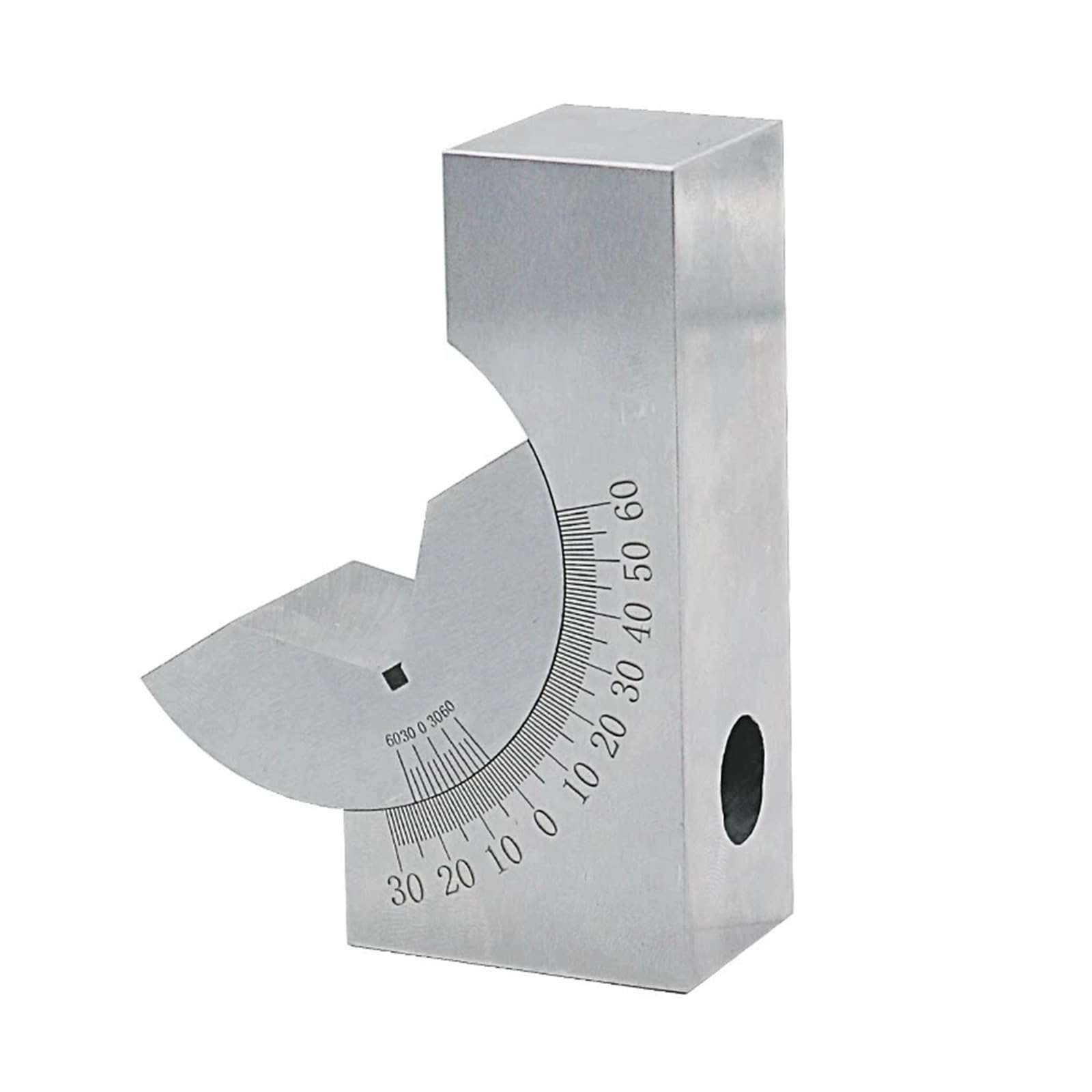 Juego de Calibres, Bloque angular, medidor de precisión, ajustable, bloque en V, configuración fresado, placa 0 a 60 grados(46)