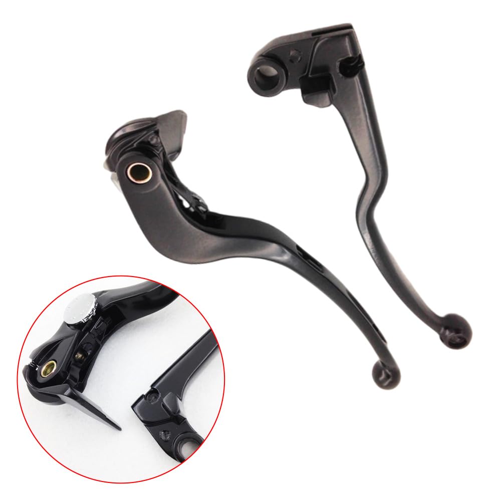 Baceyong Set di leve freno e frizione per moto Kit di montaggio maniglia per moto Compatibile con Suzuki GSX-R 600/750 2006-2012 Sinistra e Destra Nero