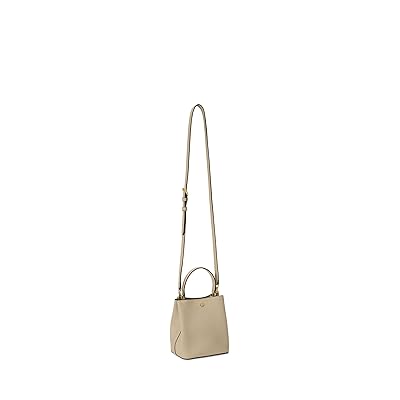 Lauren Ralph Lauren Crosshatch Small Reese Bucket Bag Cross Body Women