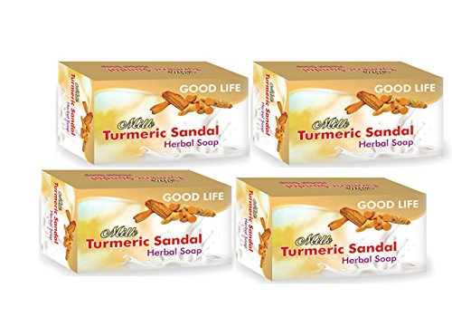 Turmeric & Sandalwood Herbal Soap 100 gm (4 pack)