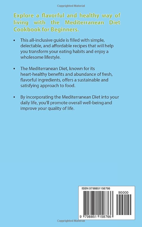 Miniatura 2 de Mediterranean Diet Cookbook for Beginners Easy, Delicious and Budget-Friendly Recipes to Eat Healthier and Live a Better Life. Including a 14-Days