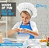 PERLLI Kids Real Cooking Set for Cooking and Baking – 31 Pc. Gift for Junior Chef with Real Utensils, Case & Safe Kids Knife Set for Boys & Girls – Fine Motor Skills & Fun for Children Ages 6+, Blue #5