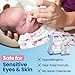 Purified, Non Irritating, Tear Free, Hypoallergenic & Sensitive Approved Baby Eyelid Wipes by Dr. Fischer – Pre-moistened, Rinse Free and Pediatrician Recommended - (30)