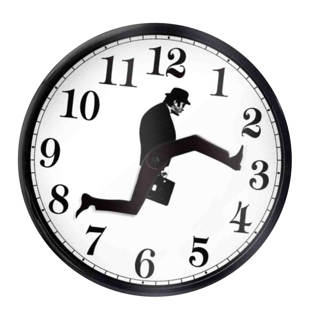 Horloge Silencieuse Silly Walk idée cadeau humour comédie britannique
