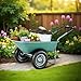 Upgrade 2 Wheel Wheelbarrow, Yard Cart with Padded Handlebar, 14 Inch Pneumatic Tires for High Stability, Ideal for Moving Soil, Plant Shrub, Gardening Tool, Easy Assembly