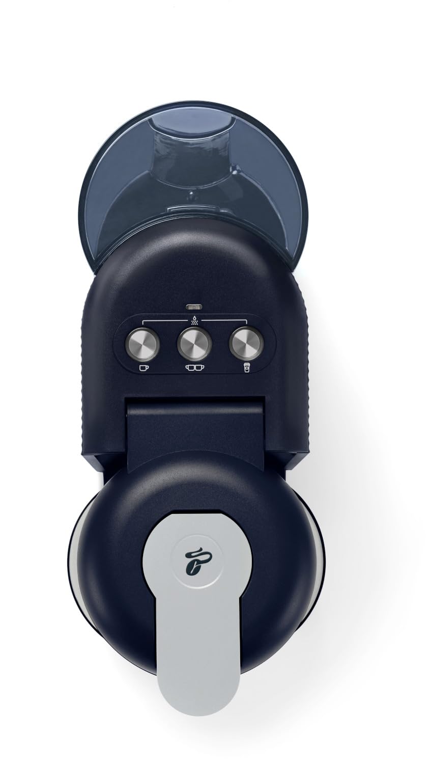 Tchibo Kaffeepadmaschine „CALL ME PAD“ inkl. 36 Kaffeepads Black & White, mit Taste für To-Go Becher, für 2 Tassen, schnell und leise, automatische Abschaltfunktion, Schwarz