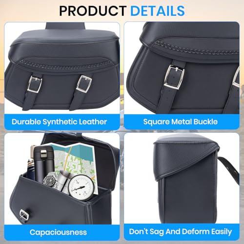 autozen Universal Water-Resistant Saddlebags