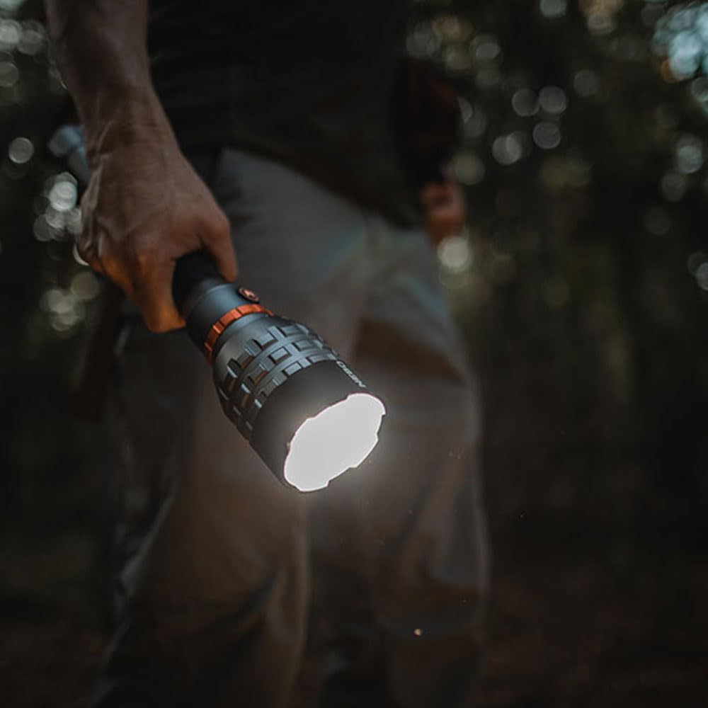 NEBO Davinci 18000 - Wiederaufladbare Taschenlampe - Taschenlampe mit COB LED - Extrem Hell - Wanderausstattung & Camping Zubehör - 18000 Lumen