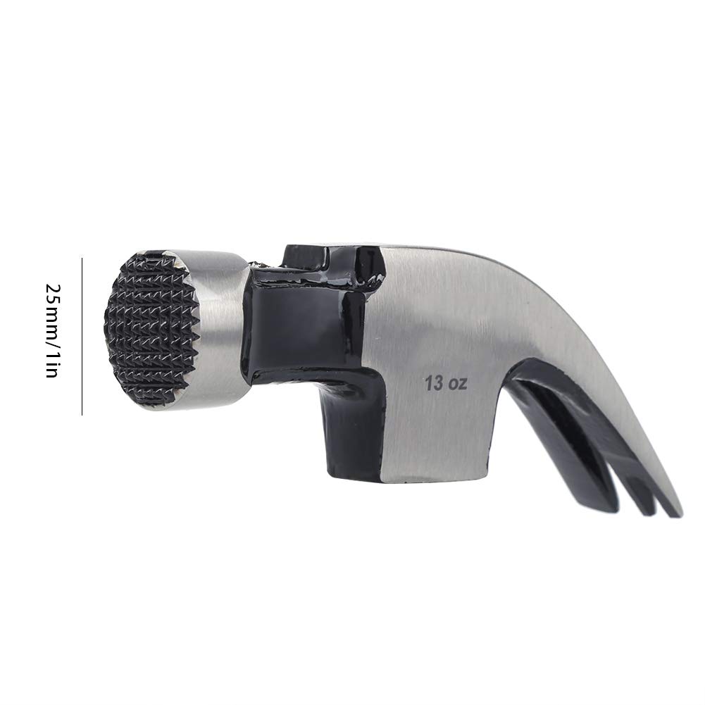 High Carbon Steel Double V Type Round Head Bend Angle Double Fork Claw Hammer Head 13oz Professional Repairman for Home Repairmen