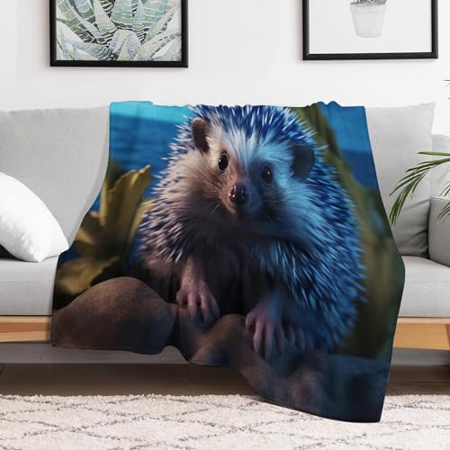 Couverture polaire hérisson 180×200cm pour réchauffer vos nuits fraîches