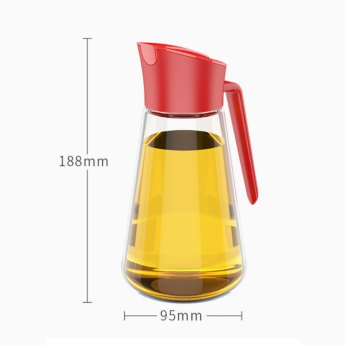 Dispenser per Salsa di Soia Cucina Domestica Apertura E Chiusura Automatica Bottiglia Di Olio Salsa Di Soia Aceto Pentola Set Da 3 Pezzi Contenitore Dell'olio