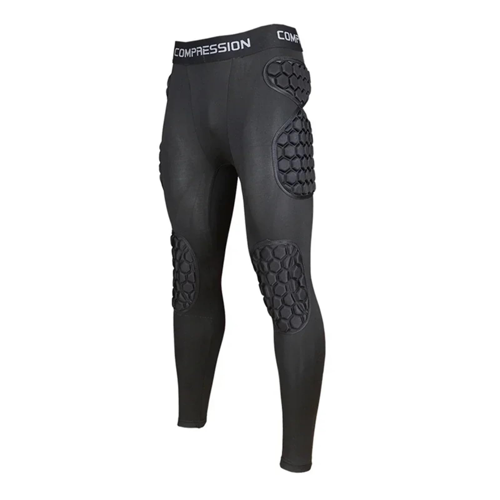 Camiseta de fútbol Acolchada Camisetas de Portero Rugby Profesional con protección, Uniforme Coderas y Rodilleras Acolchadas EVA, Pantalones Protectores