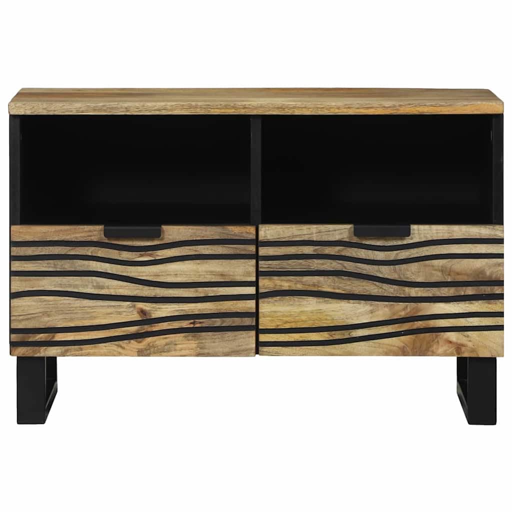 TV-Einheit mit Schubladen, Braun, 70x33x46 cm, Holzwerkstoff Lowboard, TV Schrank für Wohnzimmer, Media Center, Elegantes Design