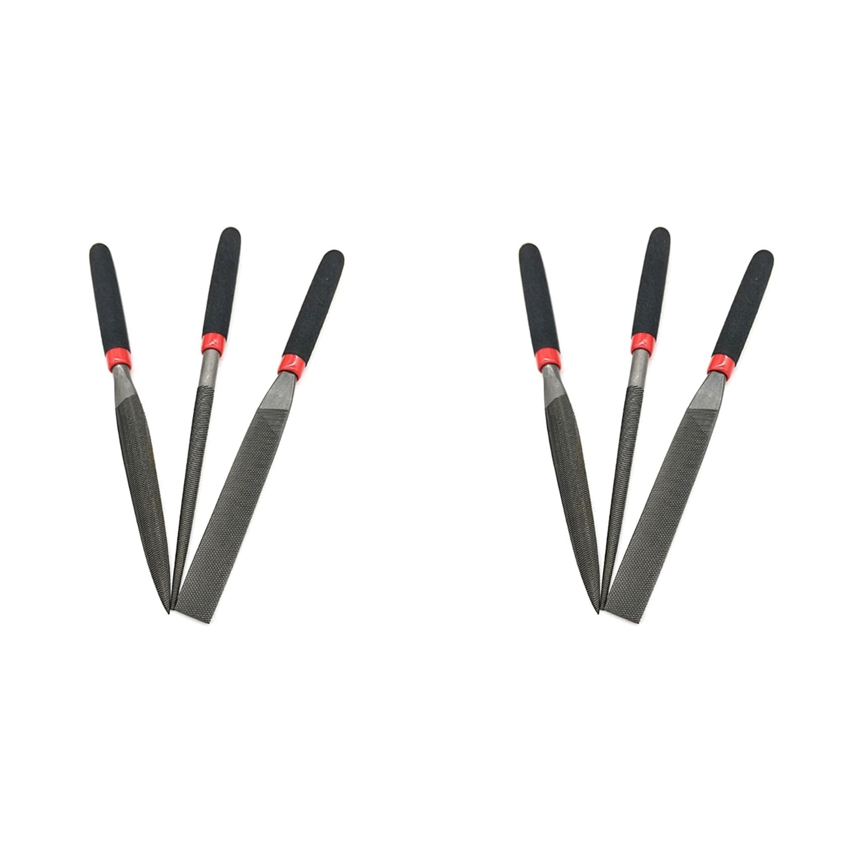 Jnchdghwa As Shown 6X Small Steel Files Needle File Flat File For Stone Glass Metal Carving Craft Needle Filing Woodworking Hand File Tool