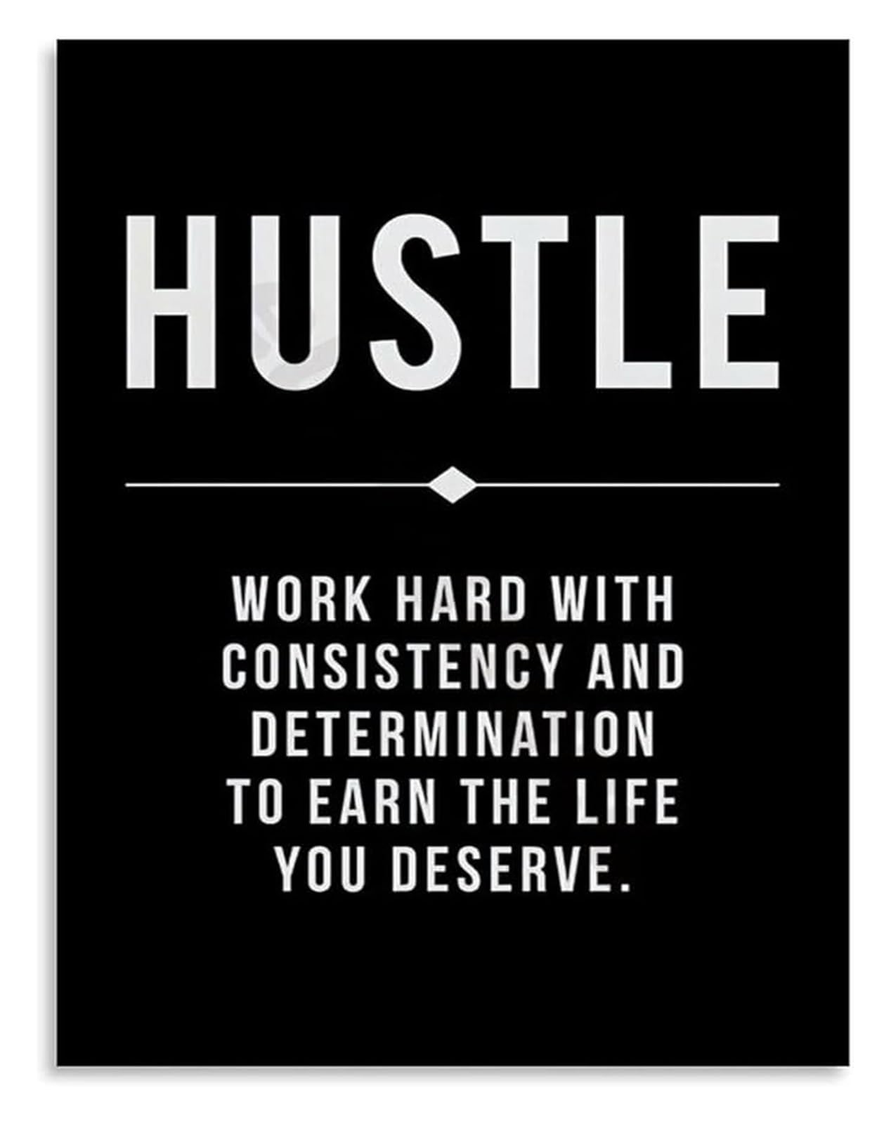 NWPNLXEA Witty Workplace Motivational Canvas Poster for Office Wall-Art Funny Inspirational Home Office Decor Unframed,16x24inch(40x60cm)
