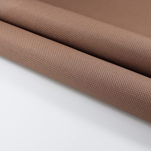 Image of KCS 3 pc of 15 inch x 18 inch Counted Cross Stitch Cotton Aida Cloth Needlework Fabric (Brown, 14CT)