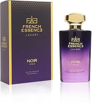 FRENCH ESSENCE Premium Aerosol Perfume For Men | Luxury Perfume | Eau De Parfum Set Long Lasting Smell, Gift Purpose, Fresh Scent (Noir) 60 Ml|Patchouli, Lavender Long Lasting Edp